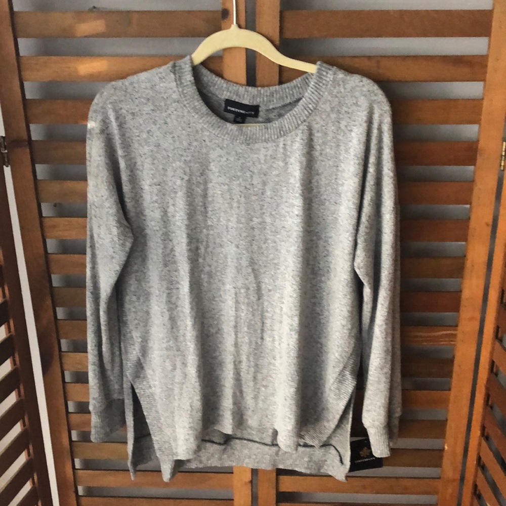 FORTUNE + IVY Super Soft Gray Sweater